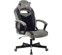 Игровое геймерское кресло Zombie Viking 6 Knight Fabric серый/черный