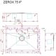 Кухонная мойка ZorG Zerox 75 IF Steel
