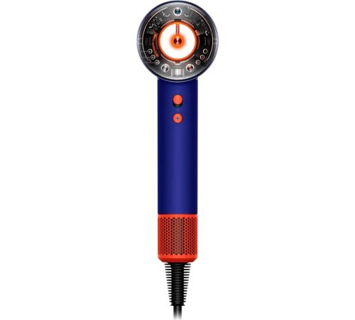 Фен Dyson HD16 Supersonic Nural Straight+Wavy с переходником на евровилку, синие румяна/топаз