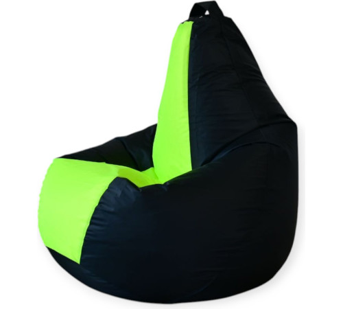 Кресло-мешок Mio Tesoro Груша Kombo XXL GF-130x85-CHN черный/неон