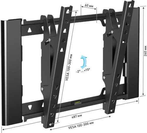 Кронштейн для телевизора Holder LCD-T3929 черный