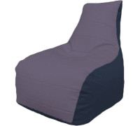 Кресло-мешок Flagman Бумеранг Б1.3-25 сиреневый/синий