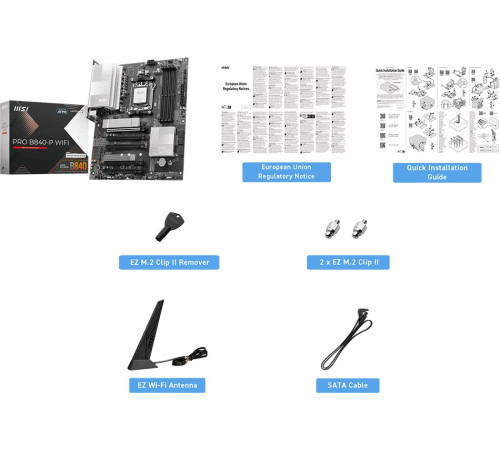 Материнская плата MSI Pro B840-P WiFi