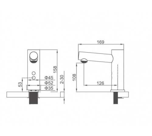 Смеситель Ledeme L1655A-1