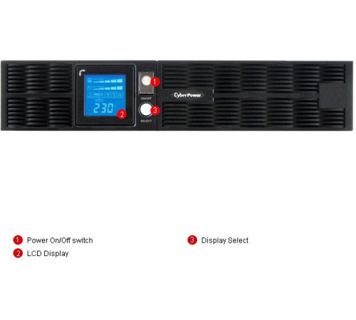 Источник бесперебойного питания CyberPower PR1500 LCD 2U PR1500ELCDRT2U
