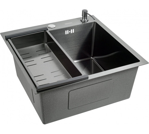 Кухонная мойка Futur FK 4548 B Eco Embossing черный нано