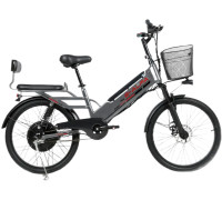 Электровелосипед SameBike E-ALFA NEW SB-E-ALFA500-48/10 серый