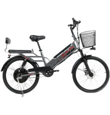 Электровелосипед SameBike E-ALFA NEW SB-E-ALFA500-48/10 серый