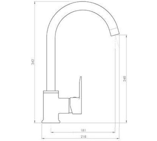 Смеситель Inan Kehribar M2304