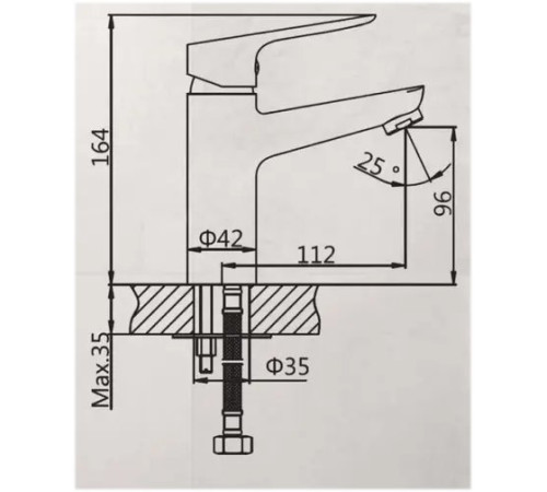 Смеситель AV Engineering AVFAW1-A429-619