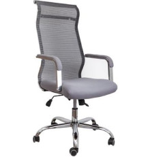 Офисное кресло AksHome Grid B ткань/сетка, серый