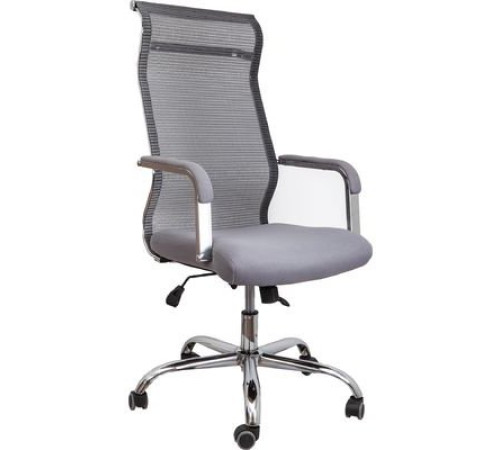 Офисное кресло AksHome Grid B ткань/сетка, серый