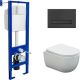 Унитаз подвесной Berges Wasserhaus Ventas + АТОМ Line 410 AT-043306 с сиденьем