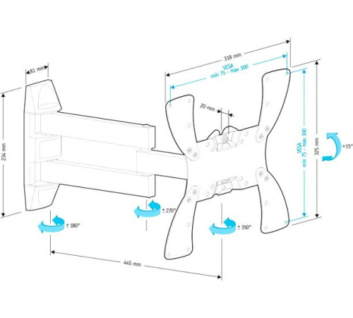 Кронштейн для телевизора Holder LCDS-5066