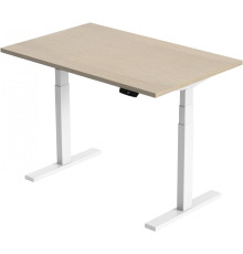 Стол Smartstol Slim 140x80x1.8 белый/дуб феррара