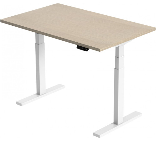 Стол Smartstol Slim 140x80x1.8 белый/дуб феррара