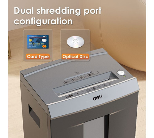 Шредер Deli ET096