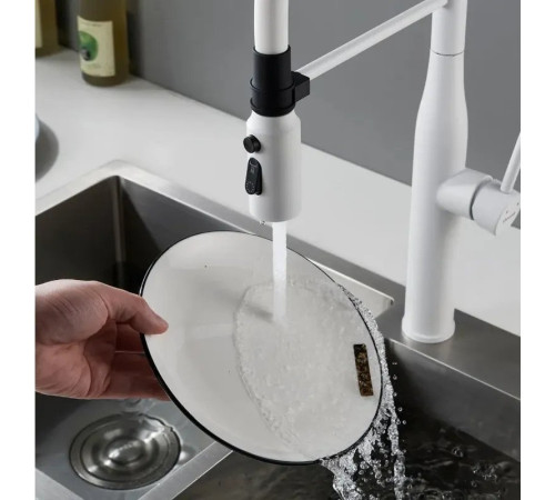 Смеситель Shevanik S123C-1 белый