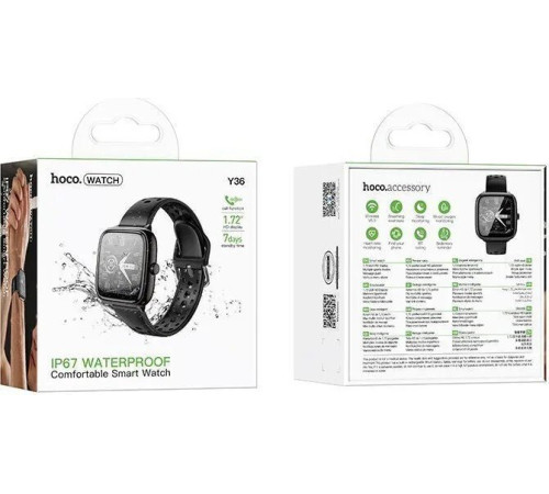 Умные часы Hoco Y36 Call Version черный