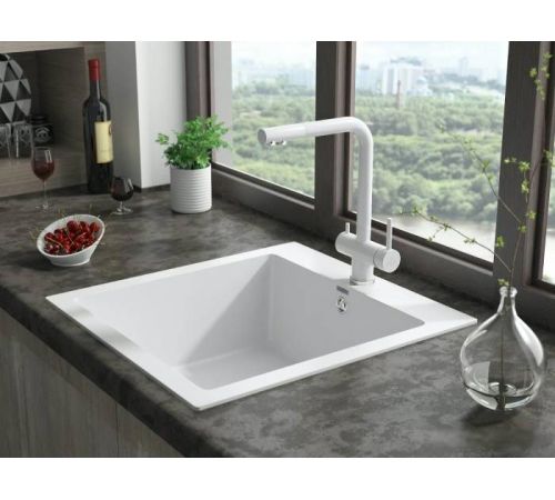 Смеситель Paulmark Skalen Sk213020-431 белый матовый