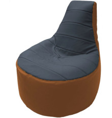 Кресло-мешок Flagman Трон Т1.3-24 серый/оранжевый