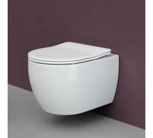 Унитаз подвесной Ceramica Nova Rimless CN3001 + 38772001