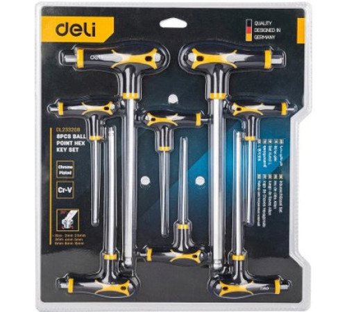 Набор ключей Deli DL233208 8 предметов