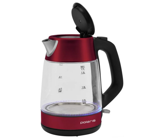 Электрический чайник Polaris PWK 1760CGL красный