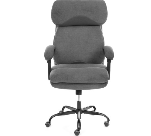 Офисное кресло TetChair Chief metalBL ткань, серый, KUB 05/TW-12