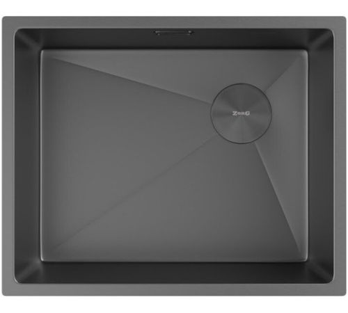 Кухонная мойка ZorG Zerox 54 U / IF Side SF Zurinox PVD Gunblack