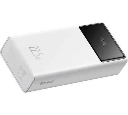 Внешний аккумулятор Baseus Star-Lord Digital Display Fast Charging Power Bank 30000mAh 22.5W белый