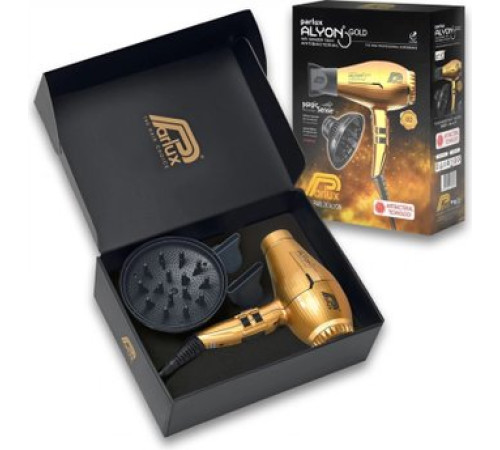 Фен Parlux Alyon с диффузором MS золотой