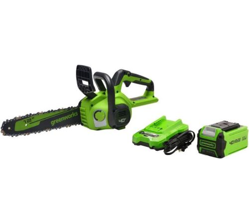 Аккумуляторная пила Greenworks G40CS30IIK4 2007807UB с 1-им АКБ 4 Ач