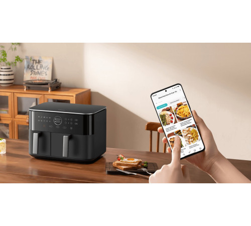 Аэрогриль аэрофритюрница Xiaomi Dual Zone Air Fryer 10L MAF-D1001 евровилка
