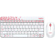 Мышь + клавиатура Logitech MK240 Nano 920-008212 белый
