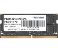 Оперативная память Patriot Signature Line 32GB DDR4 SODIMM PSD432G32002S