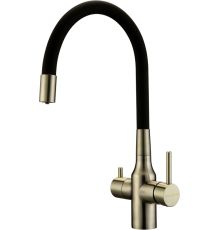 Смеситель Paulmark Salix Sa213419-BR черный/бронза