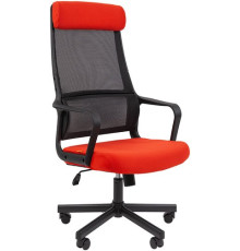 Офисное кресло CHAIRMAN 590 черный/красный