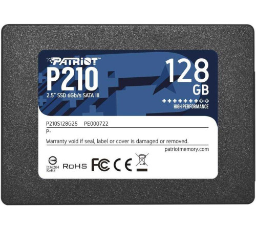 SSD Patriot P210 128GB P210S128G25