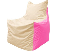 Кресло-мешок Flagman Фокс Ф2.1-142 слоновая кость/розовый