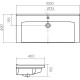 Умывальник Santek Миранда 100 1.WH30.2.249