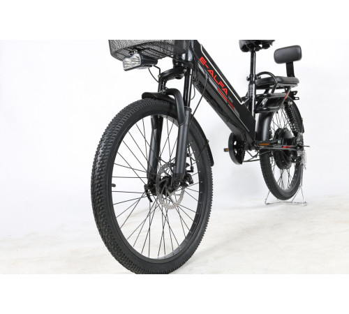 Электровелосипед SameBike Е-Alfa New SB-E-ALFA500-48/13 черный