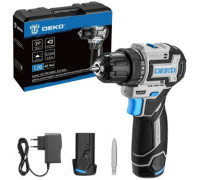 Дрель-шуруповерт Deko Loner 12V Pro 085-1011 с 2-мя АКБ, кейс