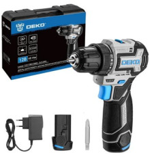 Дрель-шуруповерт Deko Loner 12V Pro 085-1011 с 2-мя АКБ, кейс