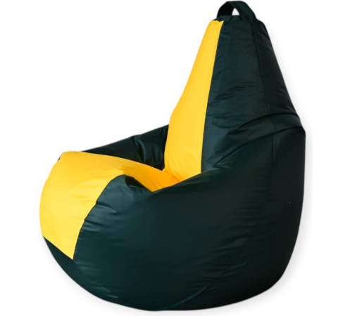 Кресло-мешок Mio Tesoro Груша Kombo XXL GF-130x85-ZZH зеленый/желтый
