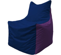 Кресло-мешок Flagman Фокс Ф2.1-38 синий темный/фиолетовый