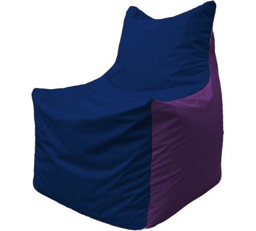 Кресло-мешок Flagman Фокс Ф2.1-38 синий темный/фиолетовый