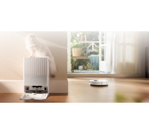 Робот-пылесос Roborock Qrevo L QRL02-02 с русской озвучкой, белый