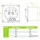 Осевой вентилятор airRoxy dRim 125DTS-C177