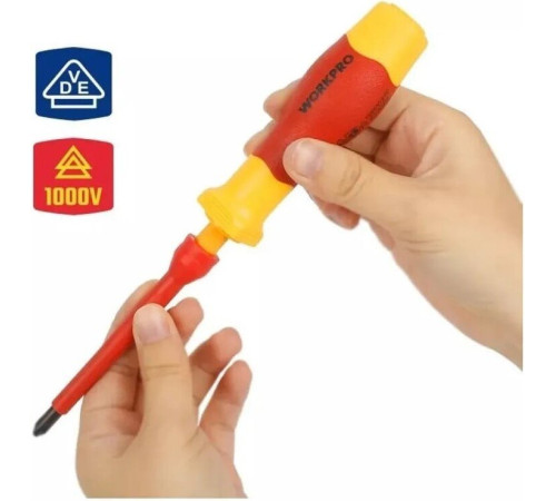 Набор отверток Workpro WP341018 12 предметов